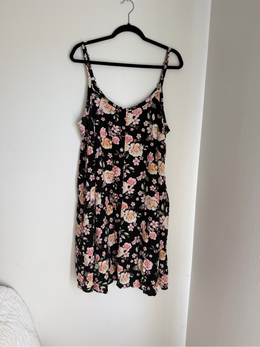 torrid 2 Black Dress with Pink Floral Accents